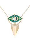 Celine Daoust 14k Yellow Gold Diamond Eye Necklace In Gold