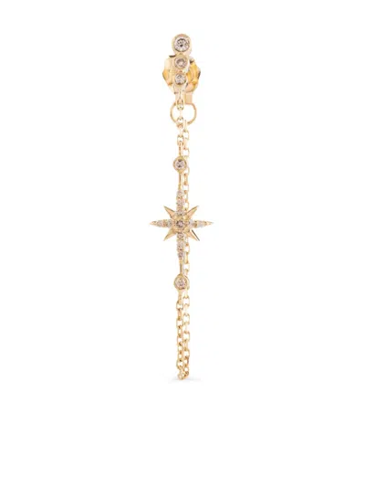Celine Daoust 14kt Yellow Gold North Star Diamond Earring