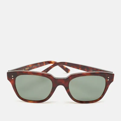 Pre-owned Celine Dark Havana Cl40061i Square Sunglasses