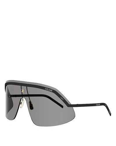 Celine Defile Mask Sunglasses, 145mm In Black