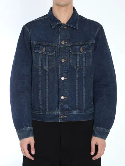 Celine Men Denim Jacket In Blue