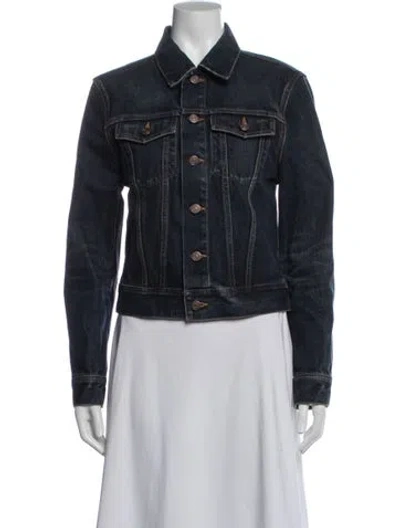 Pre-owned Celine Denim Jacket In Black