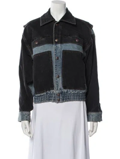 Pre-owned Celine Denim Jacket In Blue