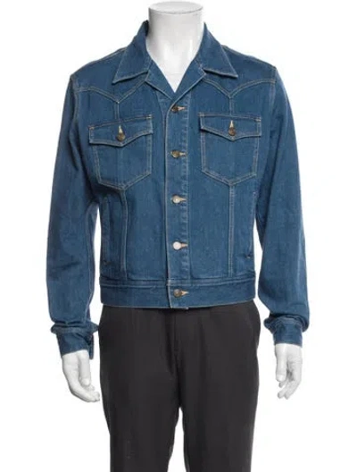Pre-owned Celine Denim Jacket In Blue