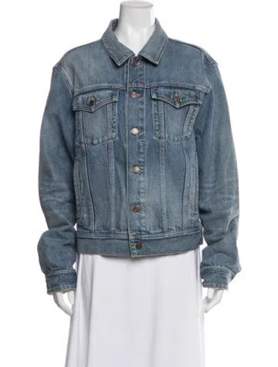 Pre-owned Celine Denim Jacket In Blue