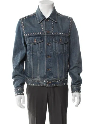 Pre-owned Celine Denim Jacket In Blue
