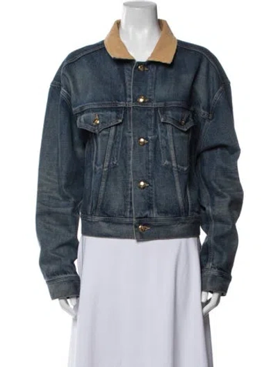 Pre-owned Celine Denim Jacket In Blue