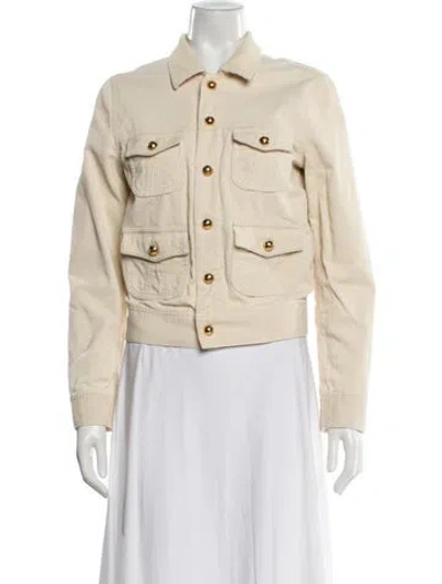 Pre-owned Celine Denim Jacket In Neutral