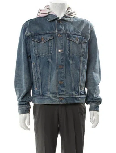 Pre-owned Celine Denim Jacket W/ Tags In Blue