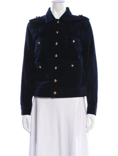 Pre-owned Celine Denim Jacket W/ Tags In Blue