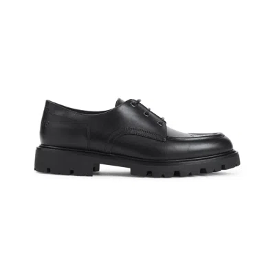 Celine Derby Shoes Margaret In Leather In Black