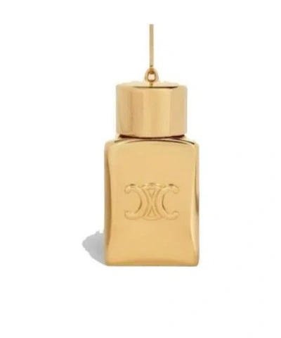 Celine Detachable Bottle Pendant In Yellow