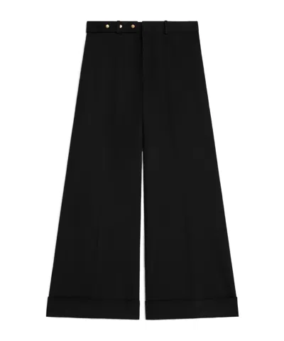 Celine Docks Trousers In Cotton Twill In Black