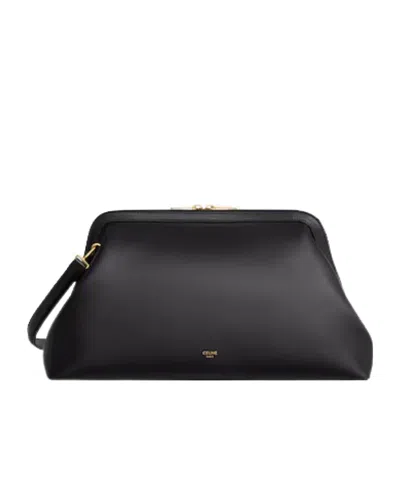 Celine Doctor Pouch In Supple Natural Calfskin In Black