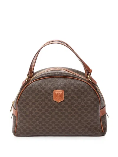 Pre-owned Celine Dome Patterned Tote Bag In Brown