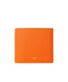 Celine Double-fold Wallet In Orange