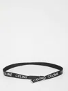 Celine Double Ring Belt In Black