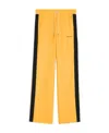Celine Double-sided Plain Knitted Button Sweatpants In Orange