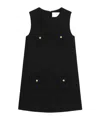 Celine Double-sided Wool Knitted Miniskirt In Black