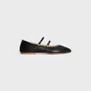 Celine Les Ballerines Leather Double Strap Ballerines