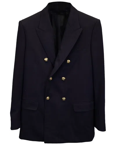 Pre-owned Celine Double-breasted Blazer, Size Eu 42 (authentic Pre-loved)