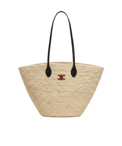 Celine Double-handled Handbag In Neutral