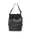 Celine Céline Drawstring Bucket Bag In Black