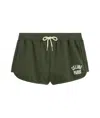 Celine Drawstring Shorts In Green