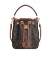 Celine Clara Drawstring Shoulder Bag In Brown