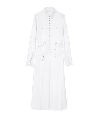 Celine Dress In Viscose In White