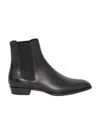 Celine Drugstore Ankle Boots In Black