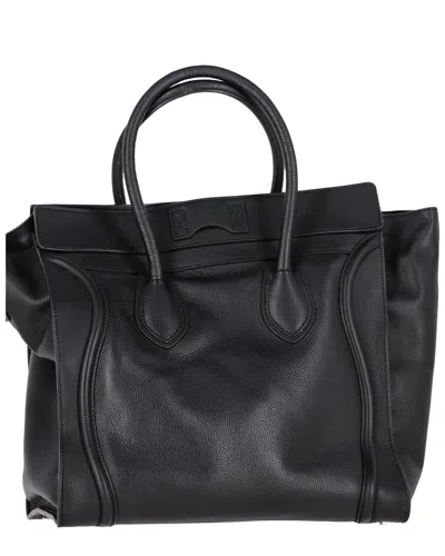 Pre-owned Celine Drummed Shoulder Luggage Tote Bag (authentic Pre-loved)