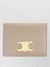 Celine Dual Fold Card Case In Neutral
