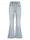 Celine Céline "dylan" Bootcut Jeans Light Blue In Blue