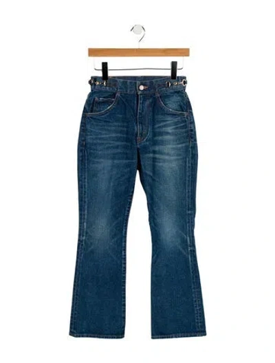 Pre-owned Celine Dylan Flare Bootcut Jeans In Blue