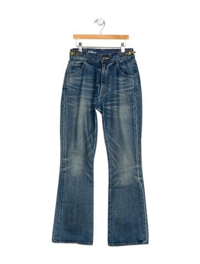 Pre-owned Celine Dylan Flared Jeans In Blue