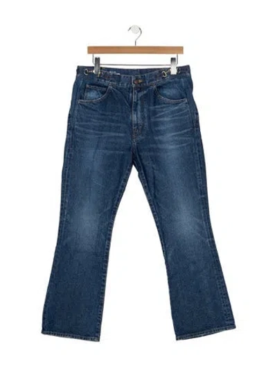 Pre-owned Celine Dylan Flared Jeans In Blue