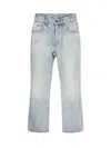Celine Dylan Flared Jeans In Rider Wash