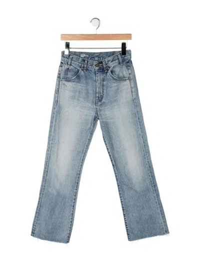 Pre-owned Celine Dylan Straight Leg Jeans In Blue