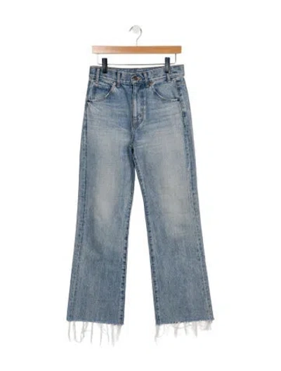 Pre-owned Celine Dylan Wide Leg Jeans In Black