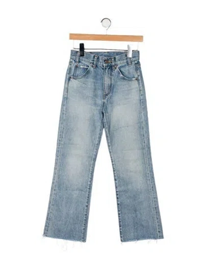 Pre-owned Celine Dylan Wide Leg Jeans In Blue