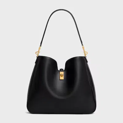 Celine E25 Shoulder Bag In Black