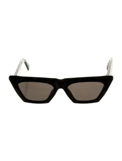Pre-owned Celine Edge Cat-eye Sunglasses In Black