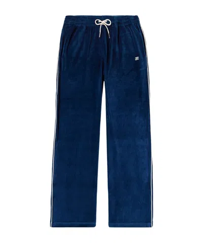 Celine Elastic Waist Sweatpants In Blue