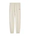 Celine Elastic Waist Sweatpants In White