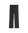 Celine Elastic Waist Track Pants In Black