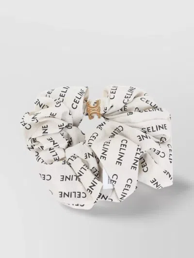 Celine Elasticated Hair Accessory Gold-tone Hardware