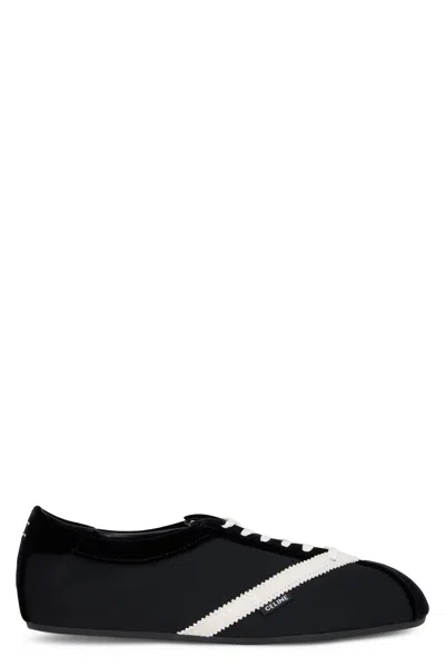 Celine Elegant Lace-up Sneakers - Slim Fit In Multi