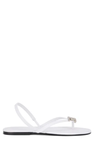 Celine Elegant Mini Sandal In White