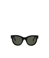 Celine Elliptical Sunglasses In Black